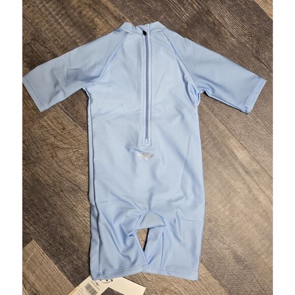 Angel Season Baby Boy One Piece Rash Guard Blue Crab Swimsuit 12-18M NWT - Picture 2 of 3